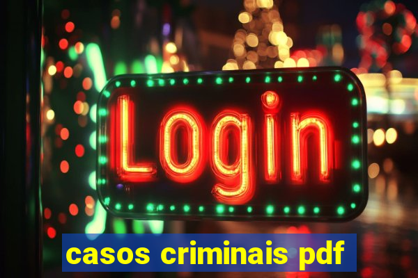 casos criminais pdf